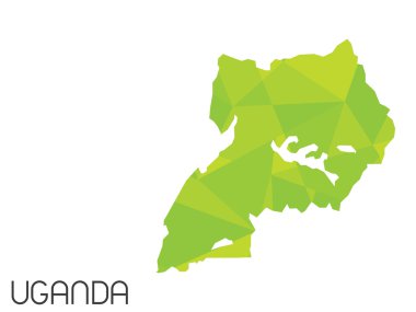 Infographic öğeleri kümesi Uganda ülke için