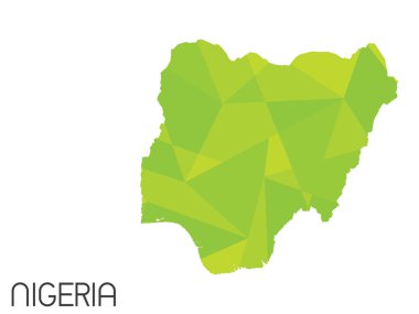 Infographic öğeleri kümesi Nijerya ülke için