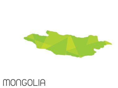 Infographic öğeleri kümesi Moğolistan ülke için