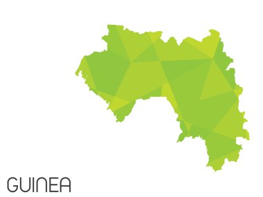Infographic öğeleri kümesi için ülkeye, Gine