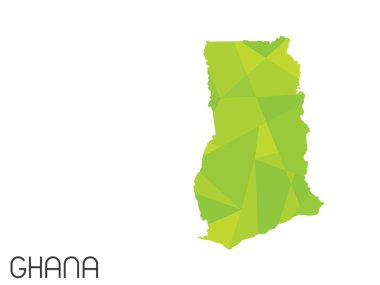 Infographic öğeleri kümesi Gana ülke için