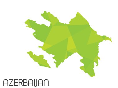 Infographic öğeleri kümesi ülke Azerbaycan için