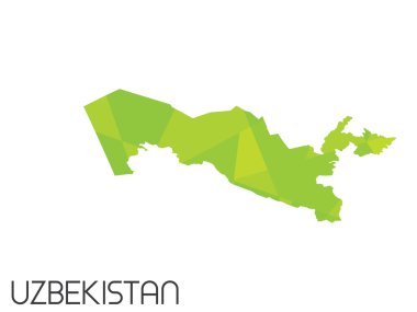 Infographic öğeleri kümesi Özbekistan ülke için