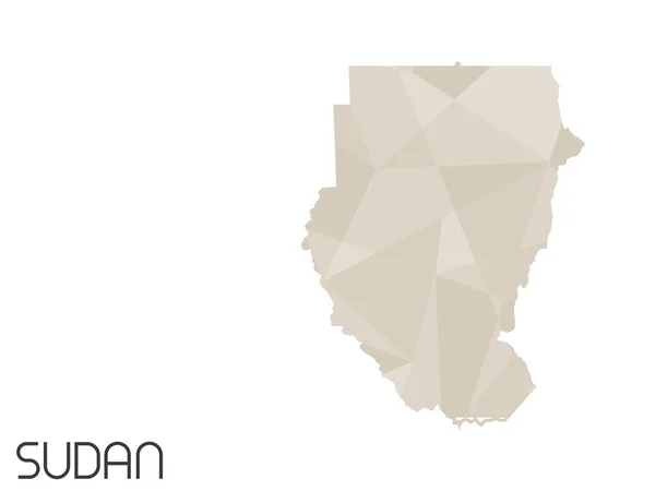 Eine Reihe von infografischen Elementen für das sudanesische Land — Stockfoto