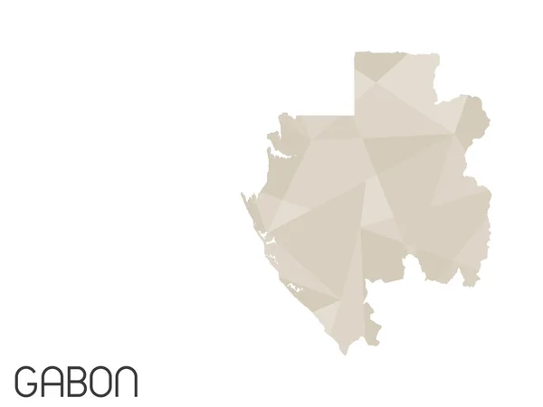 Ensemble d'éléments d'infographie pour le pays du Gabon — Photo