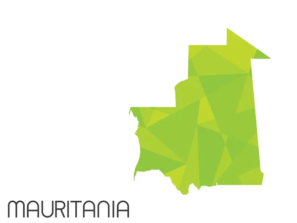 Set van Infographic elementen voor het land van Mauritanië — Stockfoto