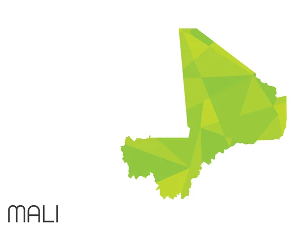 Set di elementi infografici per il Paese del Mali — Foto Stock