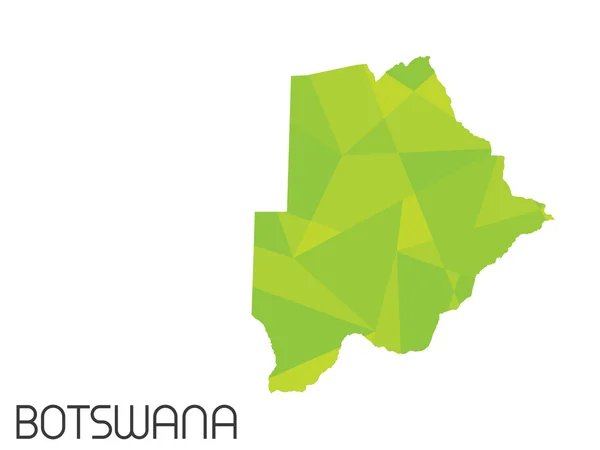 ボツワナの国のインフォ グラフィック要素のセット — ストック写真