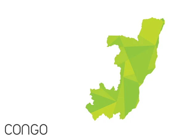 Serie di elementi infografici per il Paese del Congo — Foto Stock