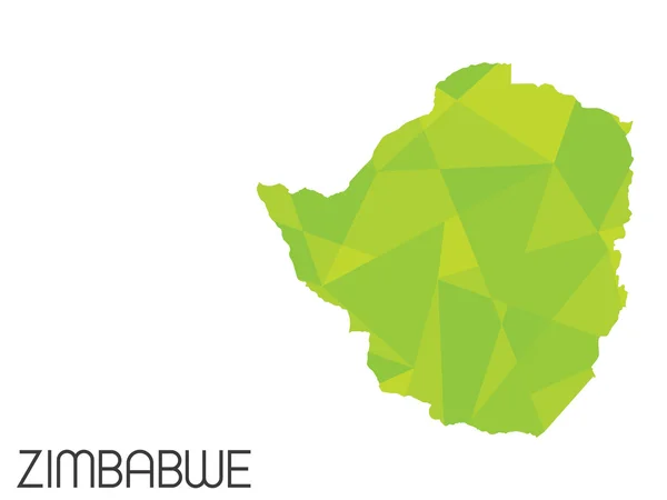 Reihe von infographischen Elementen für das Land Simbabwe — Stockfoto