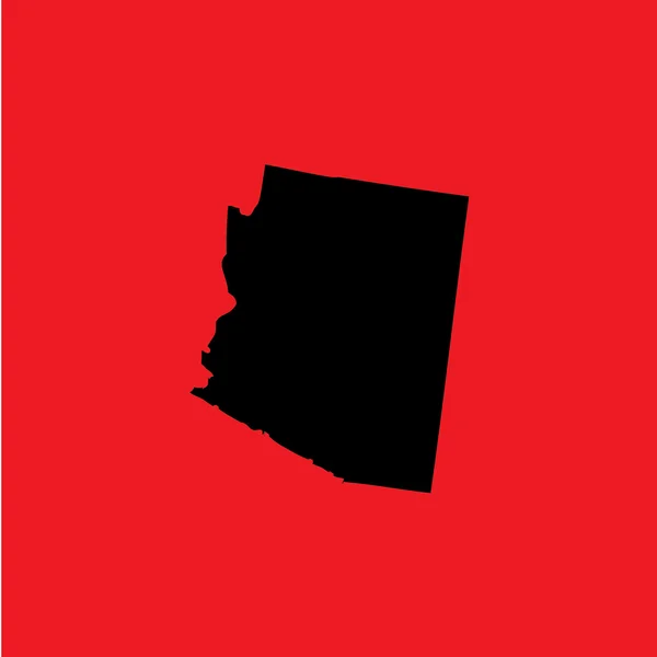 アメリカ合衆国の州の形をした色の背景 — ストック写真