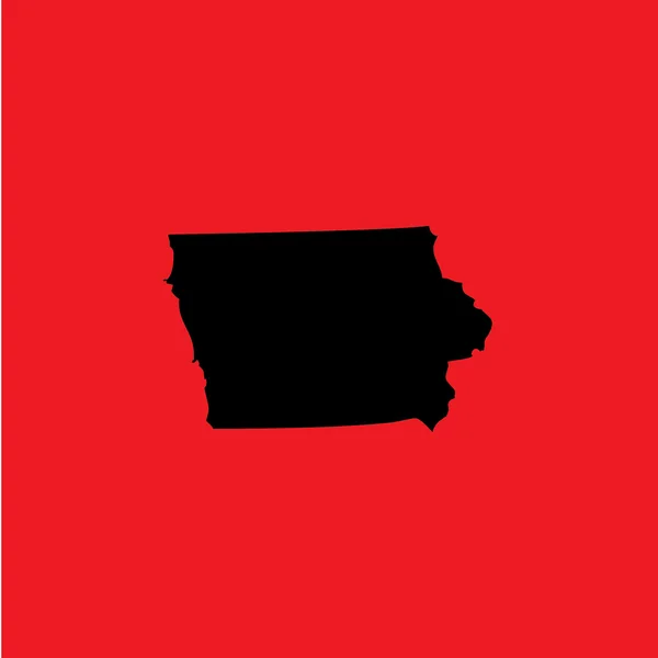 アメリカ合衆国の州の形をした色の背景 — ストック写真