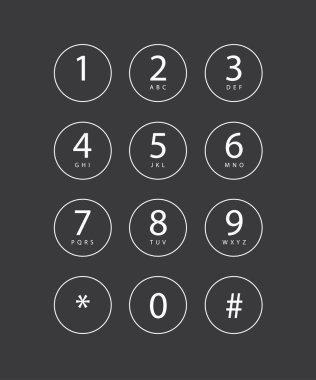telefon tuş takımı