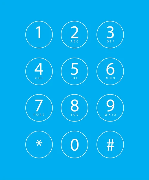 Phone keypad — Stock Photo, Image