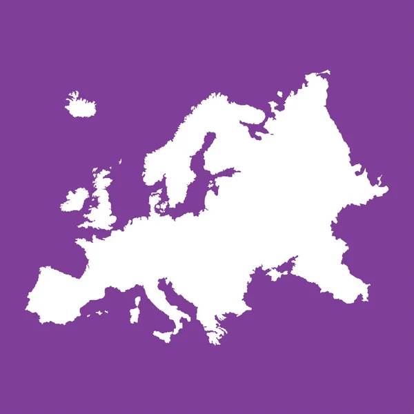 Esboço do continente europeu — Fotografia de Stock