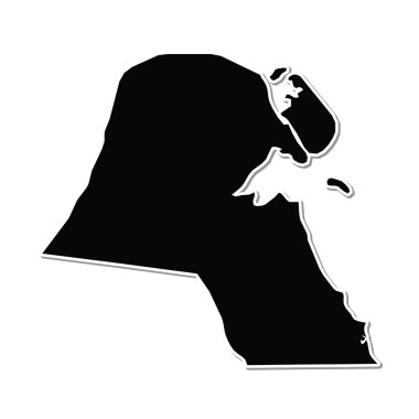 Turuncu bir arka plan üzerinde gösterimi Kuwair