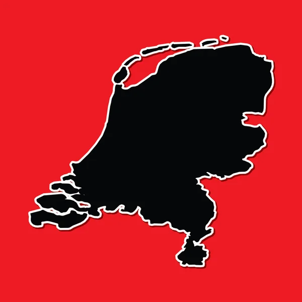 Vorm van het land van Nederland — Stockfoto