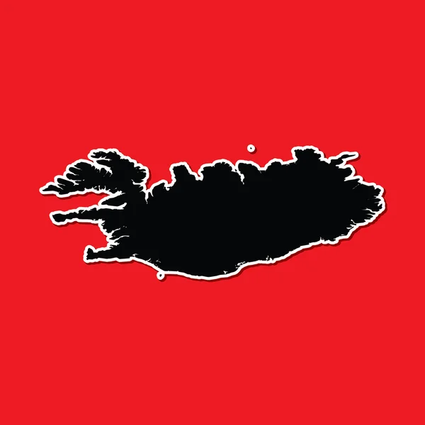 Form des Landes Grönland — Stockfoto