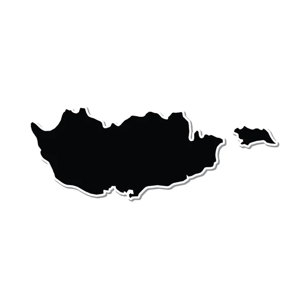 Illustration on an Orange background of Cyprus — Stock Photo, Image