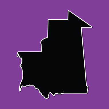 Moritanya Menekşe arka plan