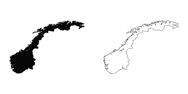 Bakgrunder i Norge — Stock vektor