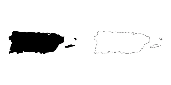 Fondos de Puerto Rico — Vector de stock