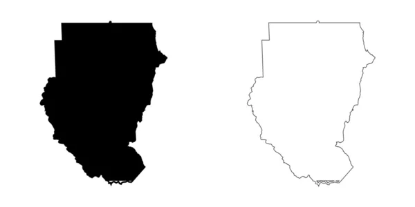 Bakgrunder i Sudan — Stock vektor