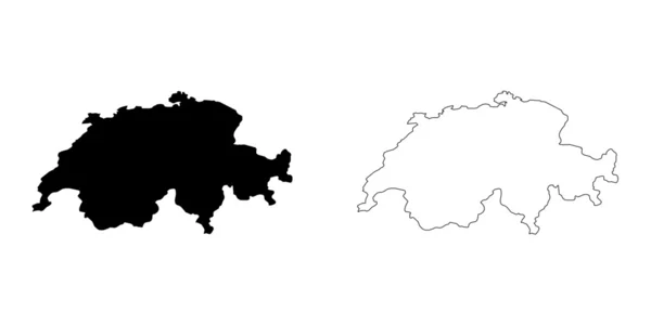 瑞士的背景 — 图库矢量图片