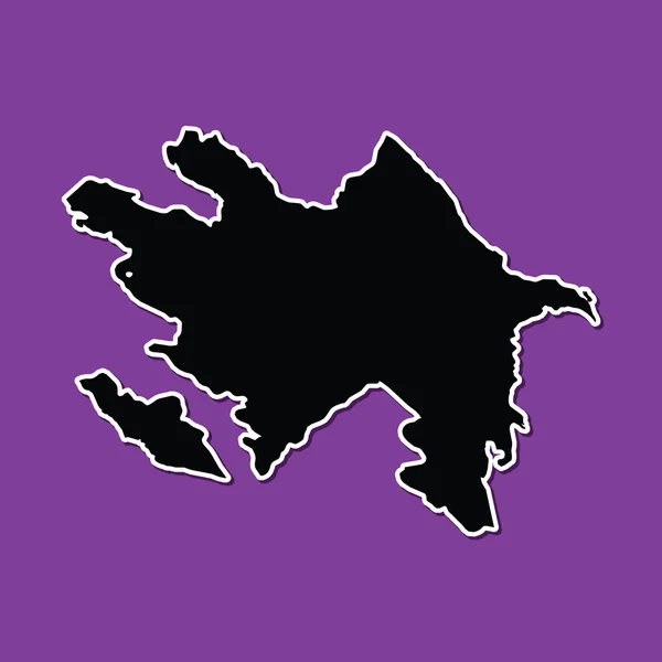 Fondo violeta de Azerbaiyán — Vector de stock