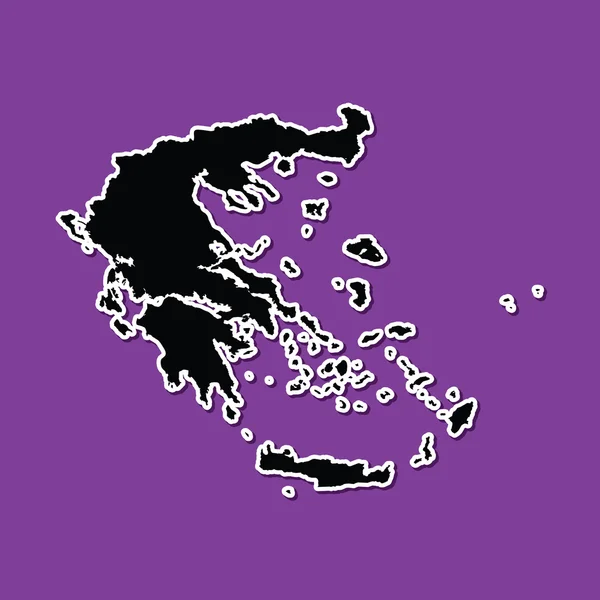 Yunanistan'ın mor arka plan — Stok Vektör