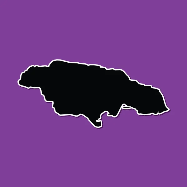 Violet fond de la Jamaïque — Image vectorielle