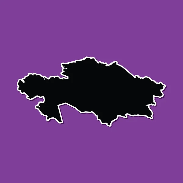 哈萨克斯坦的紫罗兰色背景 — 图库矢量图片