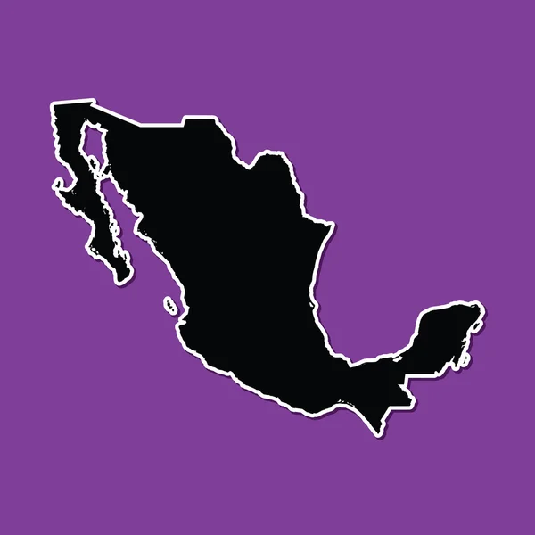 Violet background of Mexico — Stock Vector