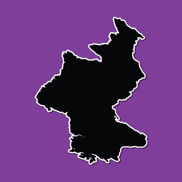 朝鲜的紫罗兰色背景 — 图库矢量图片