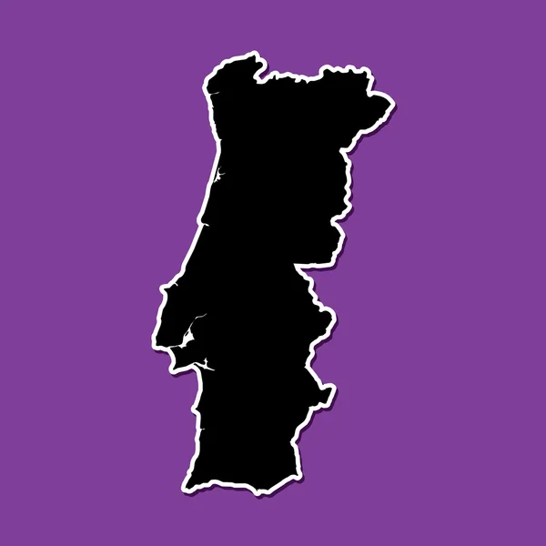 Fond violet du Portugal — Image vectorielle