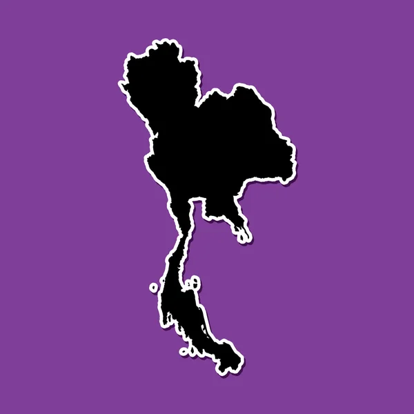 Fondo violeta de Tailandia — Archivo Imágenes Vectoriales