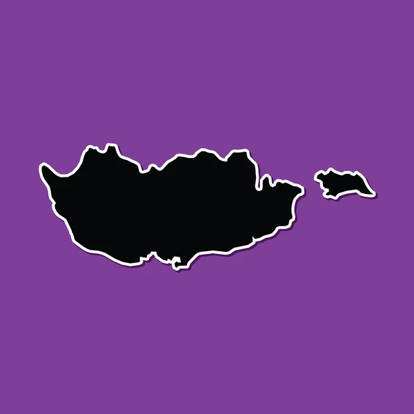 Paarse achtergrond van Cyprus — Stockvector