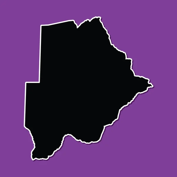 Purple background of Botswana — Stock Vector