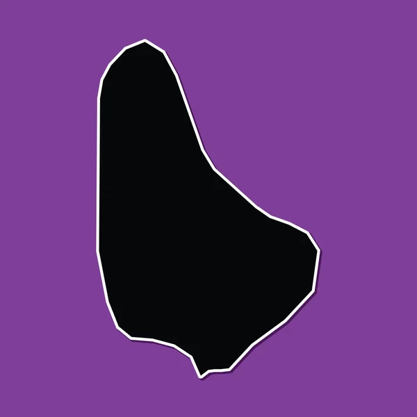 Пурпурный фон Барбадоса — стоковый вектор