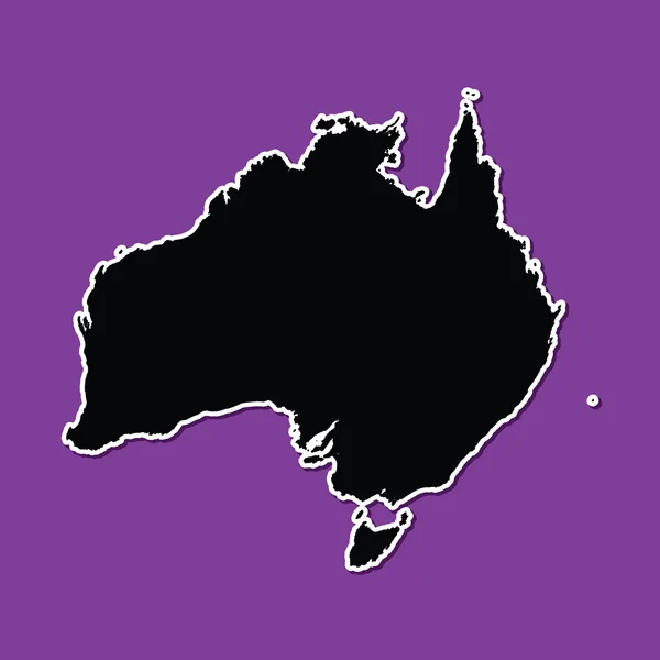 Lila háttér, Ausztrália — Stock Vector