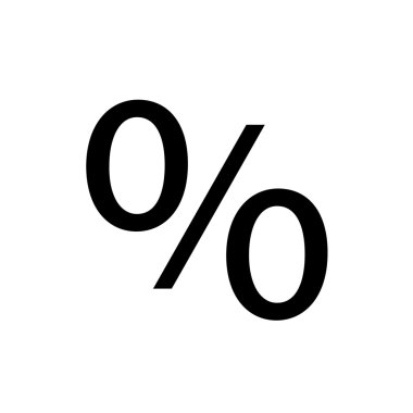 Alfabe karakteri - yüzde