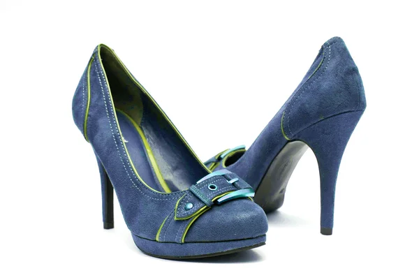 Blue and Yellow High Heels — Stock Photo, Image