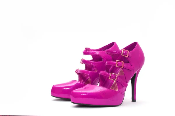 Ženské boty na podpatku — Stock fotografie