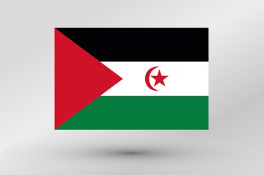 Batı Sahra ülke bayrağı çizimi