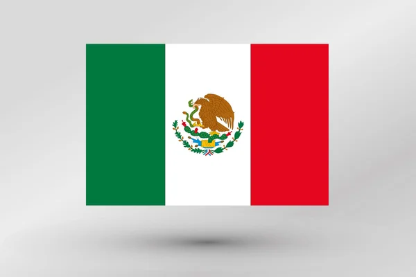 Bandera Ilustración del país de México — Vector de stock