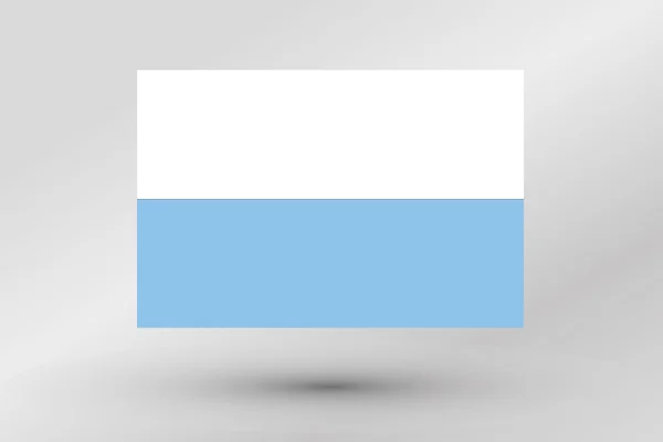 Bandera Ilustración del país de San Marino — Vector de stock