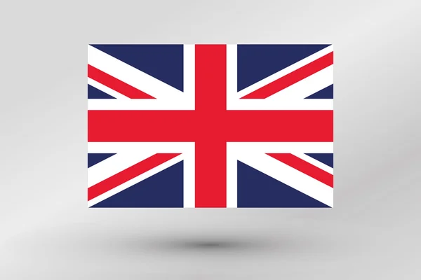 Flag Illustration of the country of  United Kingdom — Stock Vector