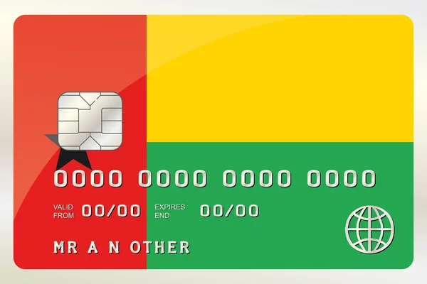 クレジット カードを G のフラグをされているカードのイラスト — ストックベクタ