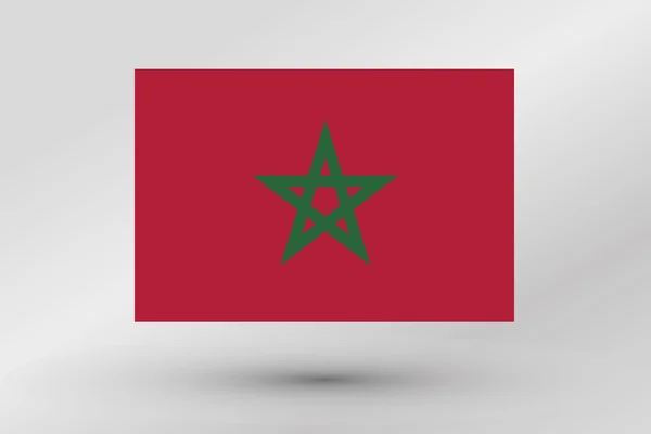 모로코의 국가의 국기 그림 — 스톡 사진