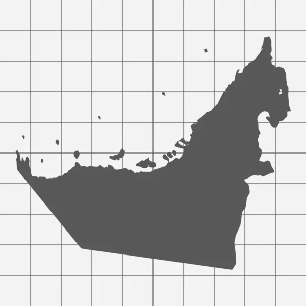 Unitedarabemirat の国の形の方眼 — ストック写真